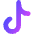 Tiktok Logo Icon from Core Gradient Set