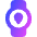 Watch Circle Location Icon from Core Gradient Set