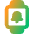 Watch Square Notification Icon from Core Gradient Set