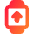 Watch Square Upload Icon from Core Gradient Set