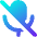 Voice Mail Off Icon from Core Gradient Set