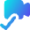 Webcam Video Call Check Icon from Core Gradient Set