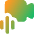 Webcam Video Call Voice Icon from Core Gradient Set