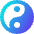 Yin Yang Symbol Icon from Core Gradient Set
