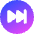 Button Fast Forward Circle 2 Icon from Core Gradient Set