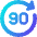 Button Go Forward 90 Icon from Core Gradient Set