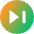 Button Next Circle Icon from Core Gradient Set