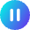 Button Pause Circle Icon from Core Gradient Set