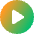 Button Play Circle Icon from Core Gradient Set