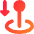 Arcade Stick Move Down Icon from Core Gradient Set