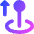 Arcade Stick Move Up Icon from Core Gradient Set