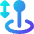 Arcade Stick Move Vertical Icon from Core Gradient Set