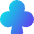 Clubs Symbol Icon from Core Gradient Set