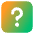 Dice Question Icon from Core Gradient Set