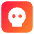 Dice Skull Icon from Core Gradient Set
