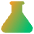 Flask Empty Icon from Core Gradient Set