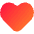 Hearts Symbol Icon from Core Gradient Set