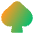 Spades Symbol Icon from Core Gradient Set