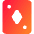 Card Game Diamond Icon from Core Gradient Set