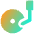 Record Player Icon from Core Gradient Set