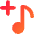 Add To Playlist Icon from Core Gradient Set