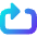 Loop Media Icon from Core Gradient Set