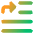 Move To Top Icon from Core Gradient Set