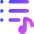Play List 7 Icon from Core Gradient Set