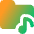 Play List Folder Icon from Core Gradient Set