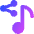 Share Playlist Icon from Core Gradient Set