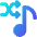 Shuffle Playlist Icon from Core Gradient Set