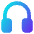 Headphones Icon from Core Gradient Set