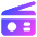 Radio Icon from Core Gradient Set