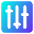 Equalizer Icon from Core Gradient Set