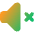 Volume Mute Icon from Core Gradient Set