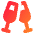 Champagne Party Alcohol Icon from Core Gradient Set