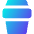 Coffee Takeaway Cup Icon from Core Gradient Set