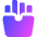 French Fries Icon from Core Gradient Set