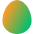 Fresh Egg Icon from Core Gradient Set