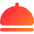Serving Dome Icon from Core Gradient Set