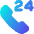 Call Center Support Service Icon from Core Gradient Set