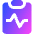 Heart Rate Clipboard Icon from Core Gradient Set