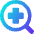 Medical Search Diagnosis Icon from Core Gradient Set