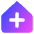Medical House 1 Icon from Core Gradient Set