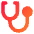 Stethoscope Icon from Core Gradient Set