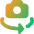 Camera Rotate Icon from Core Gradient Set
