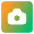 Camera Square Icon from Core Gradient Set