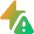 Flash Warning Icon from Core Gradient Set