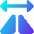 Mirror Horizontally Icon from Core Gradient Set
