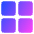 Photo Four Icon from Core Gradient Set